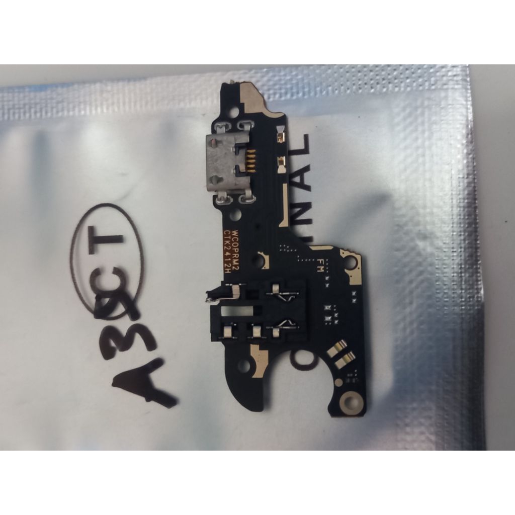 Connector Charger Oppo A3S Cph1853 Original Full Komponen Ic Papan Board Charger Mic Oppo A3S