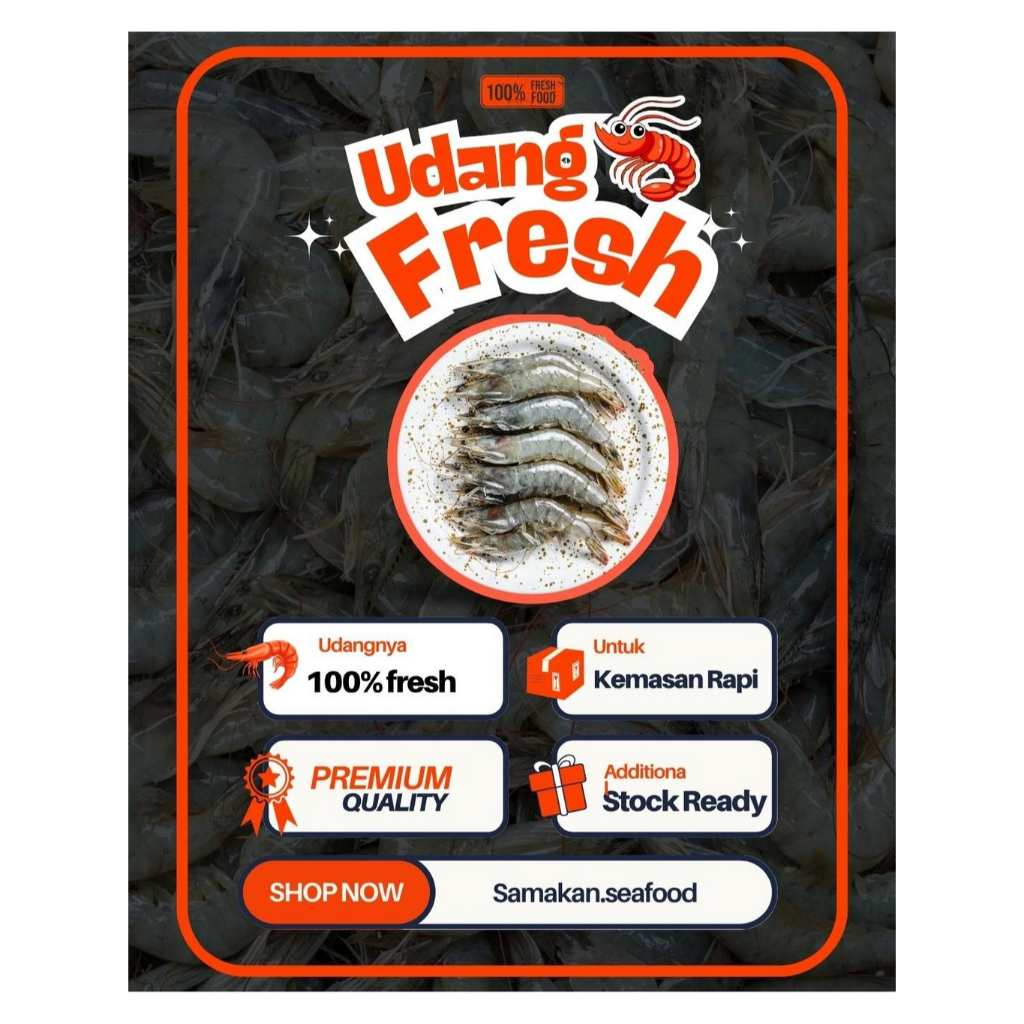 

Udang Fresh Vannamei Utuh