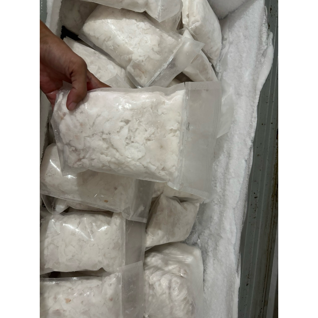 

Daging kelapa muda serut