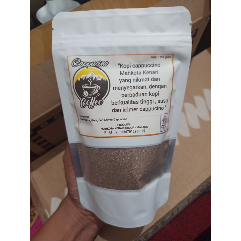 

Forcysn Kopi Cappucino Kemasan 150 Gram Siap Seduh