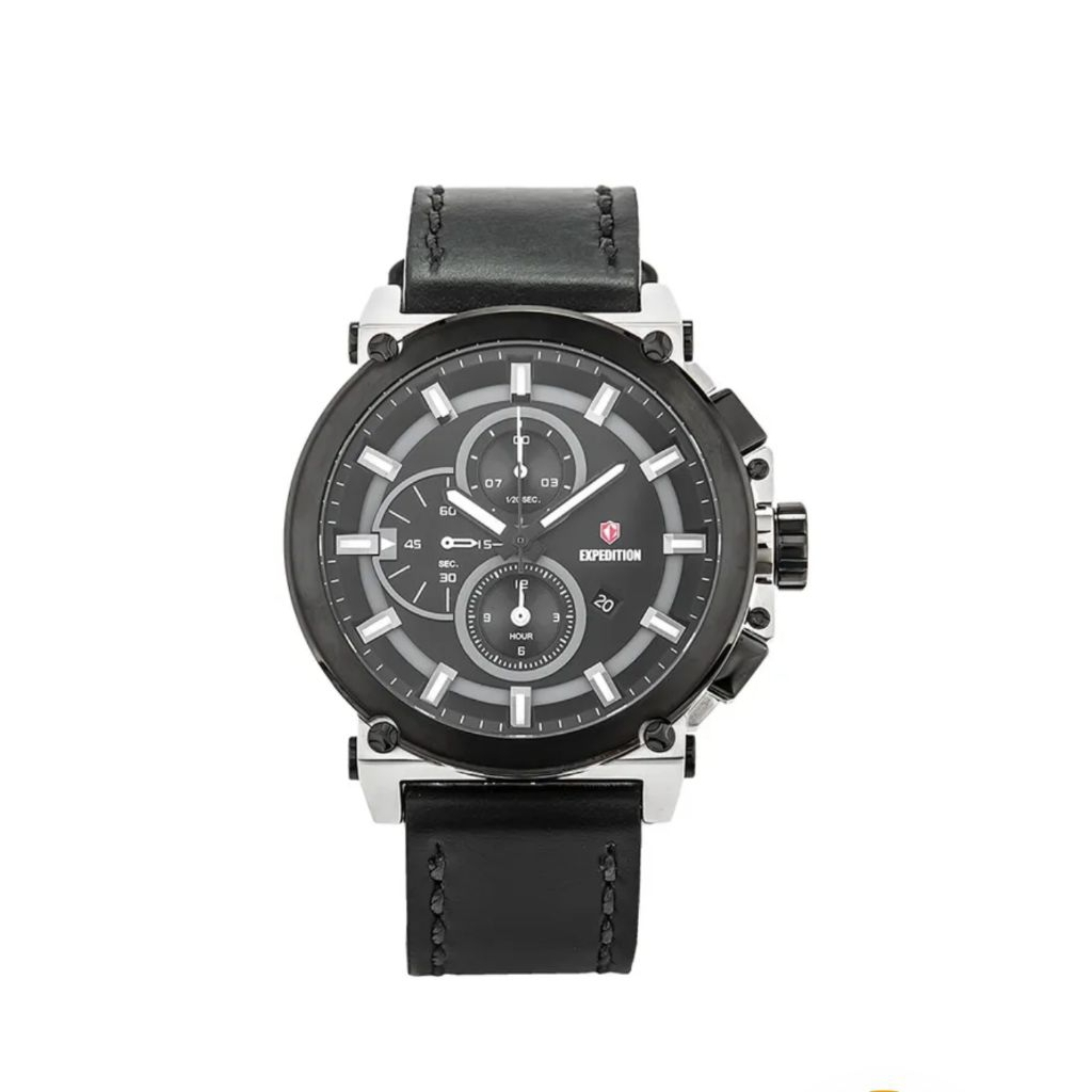JAM TANGAN PRIA EXPEDITION E 6612 M 100% BERGARANSI RESMI 1 TAHUN KULIT CASE ALL STAINLESS STEEL WAT