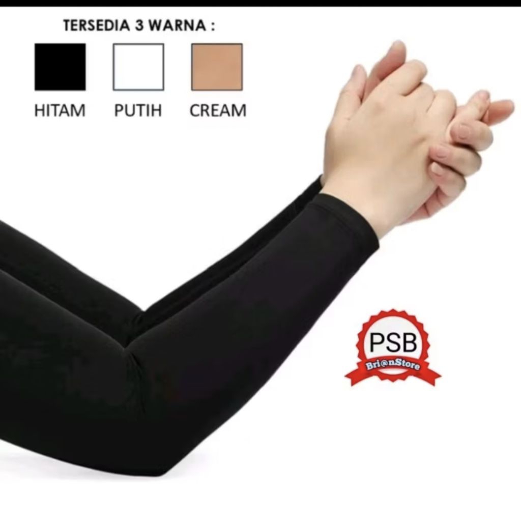 Handsock Polos Manset Polos Sarung Tangan Panjang Muslimah