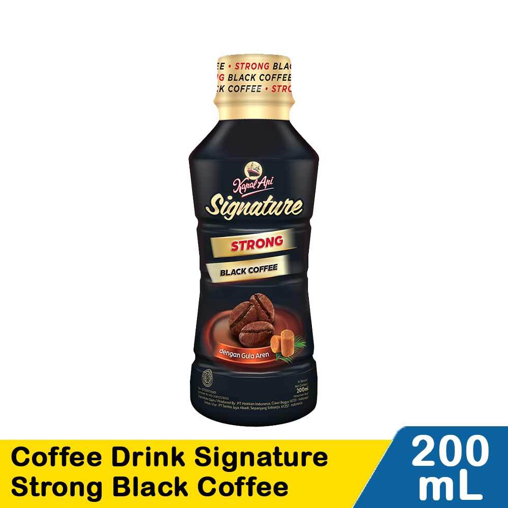 

Kapal Api Coffee Drink Signature Strong Black Coffee 200ml