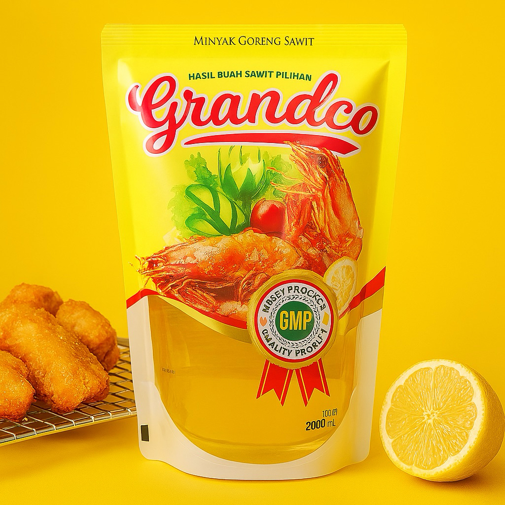 

Minyak Goreng Grandco 2000ml – Gurih & Jernih, Cocok Untuk Semua Masakan!