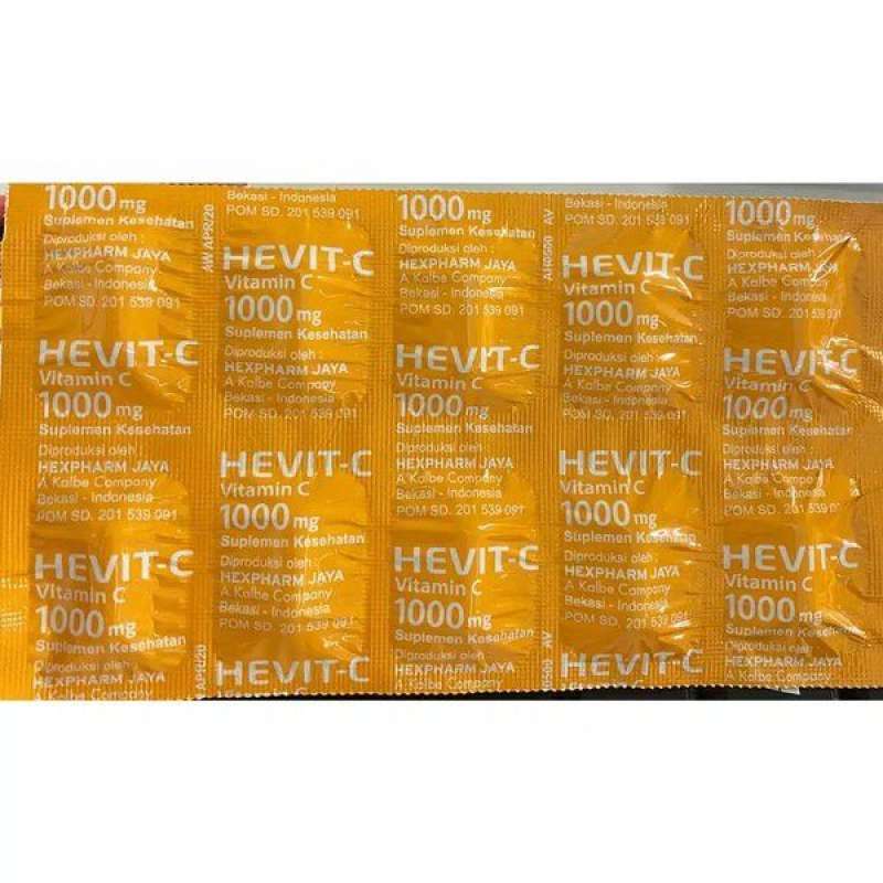 Hevit-C Vitamin C 1000 Mg 10 Kaplet / Hevit C 1000 Mg