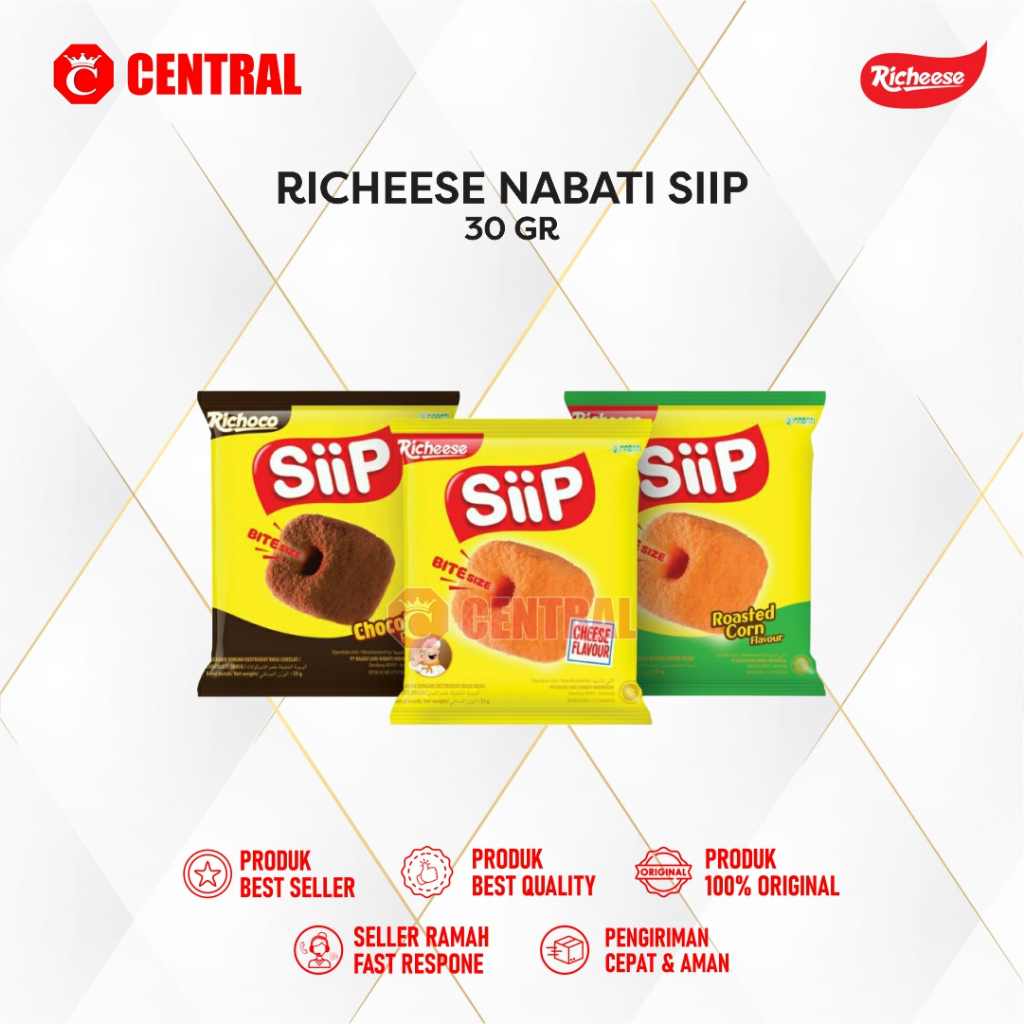 

NABATI SIIP CHOCOLATE/JAGUNG BAKAR/KEJU 19gr