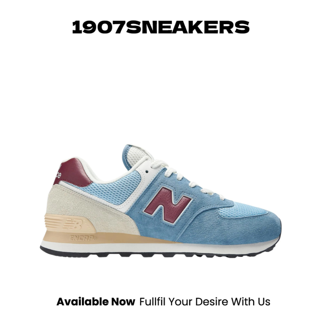Sepatu Sneakers Unisex New Balance 574 - Blue NEWU574SPR
