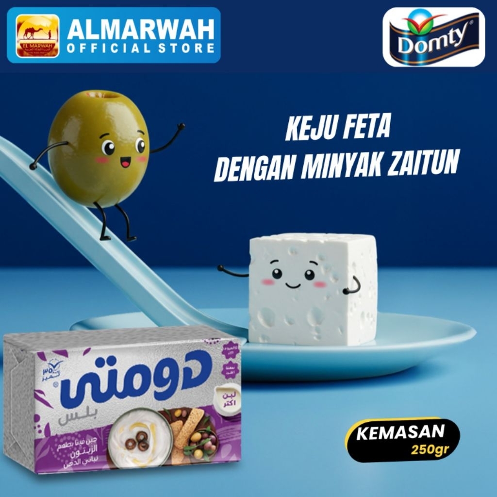 

keju domty dengan rasa minyak zaitun 250 gram