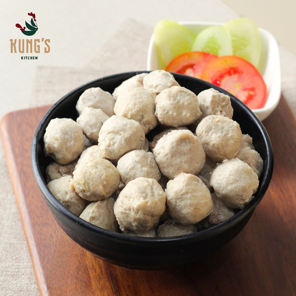 

Kung's Kitchen Bakso Sapi Urat Homemade ( Isi 25 Pcs ) - Frozen Food