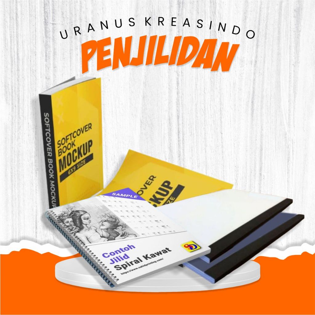 

PENILIDAN, Jilid Lakban Jilid Spiral