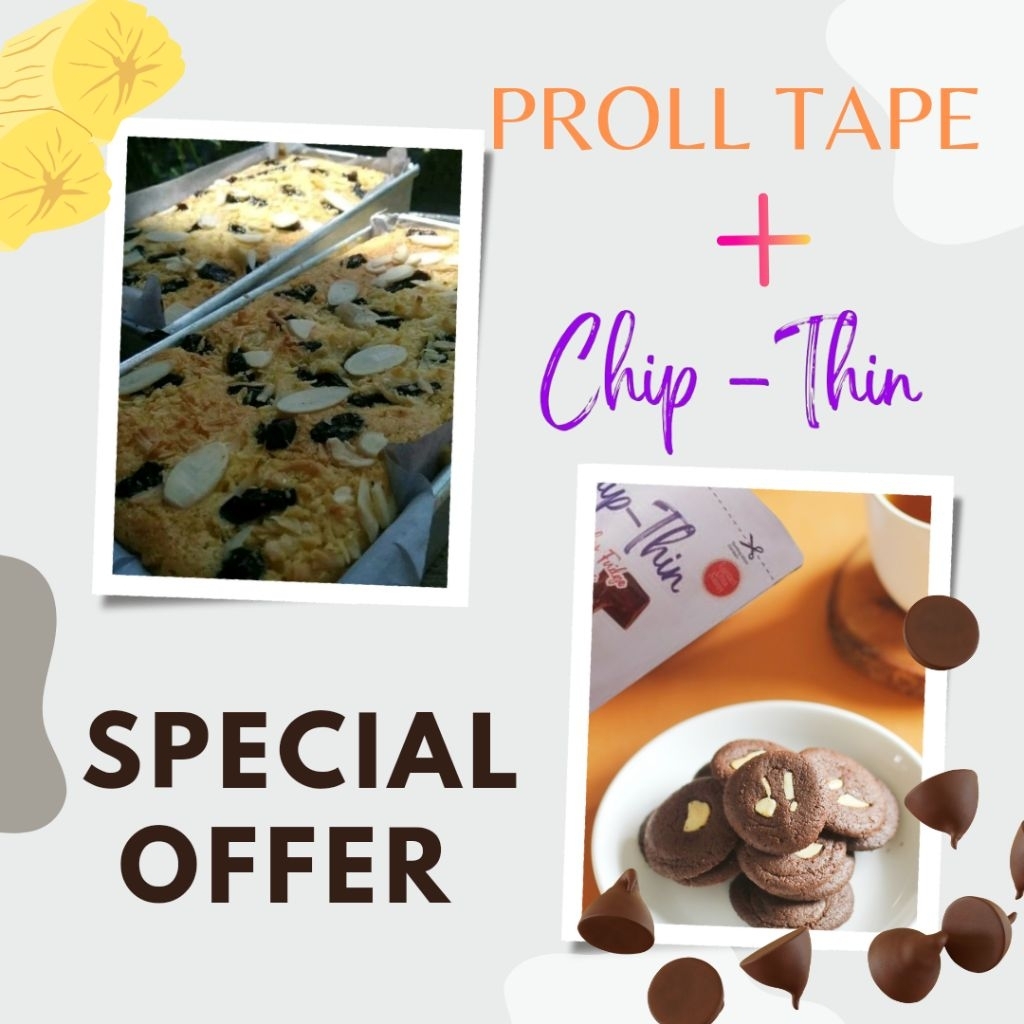

Lontart Oma Nanny Special Offer Proll Tape + Chip-Thin Crunchy Fudge Brownies