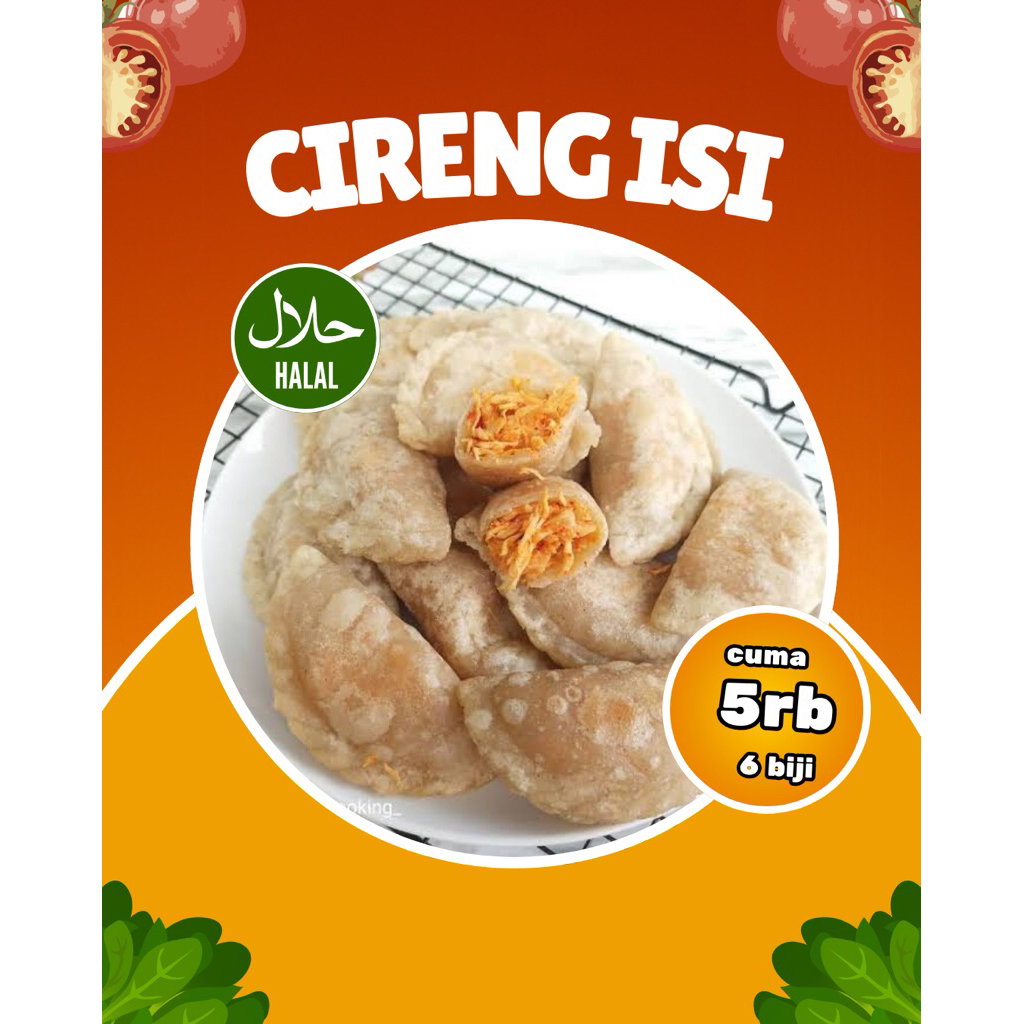 

cireng isi ayam suir (6pcs) murah meriah