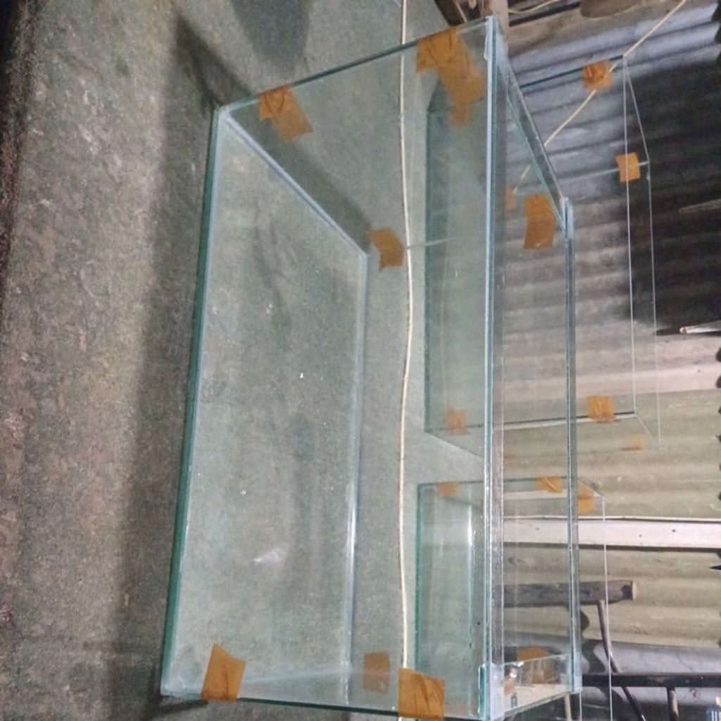 aquarium kaca 70x40x40 full 8mm