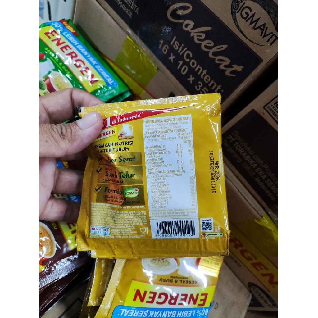

Forcysn [] Energen Sereal & Susu Kemasan Renceng 10 X 35 Gram {Exp 2026}
