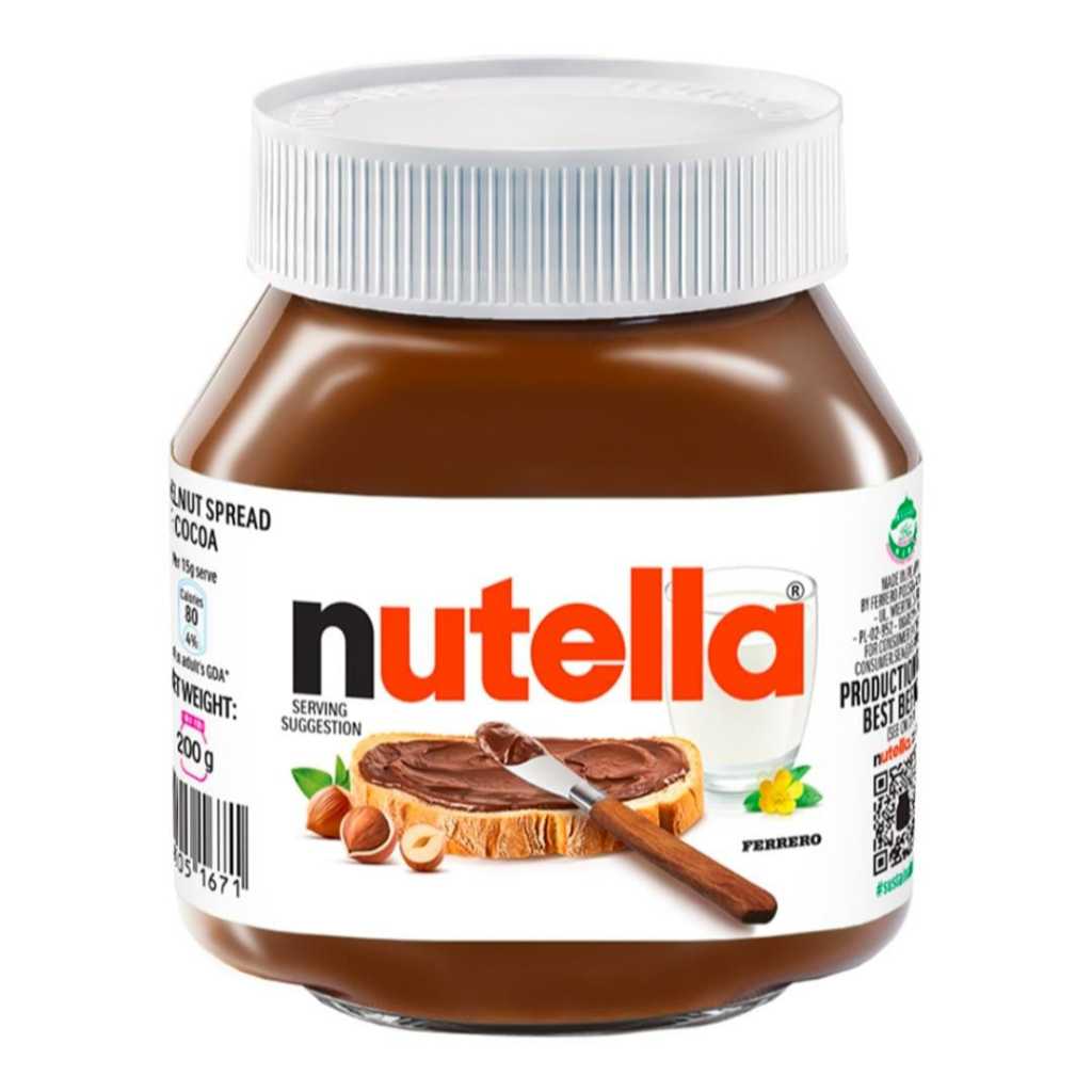 

Nutella Olesan Cokelat Kacang Hazelnut 200g untuk Keluarga
