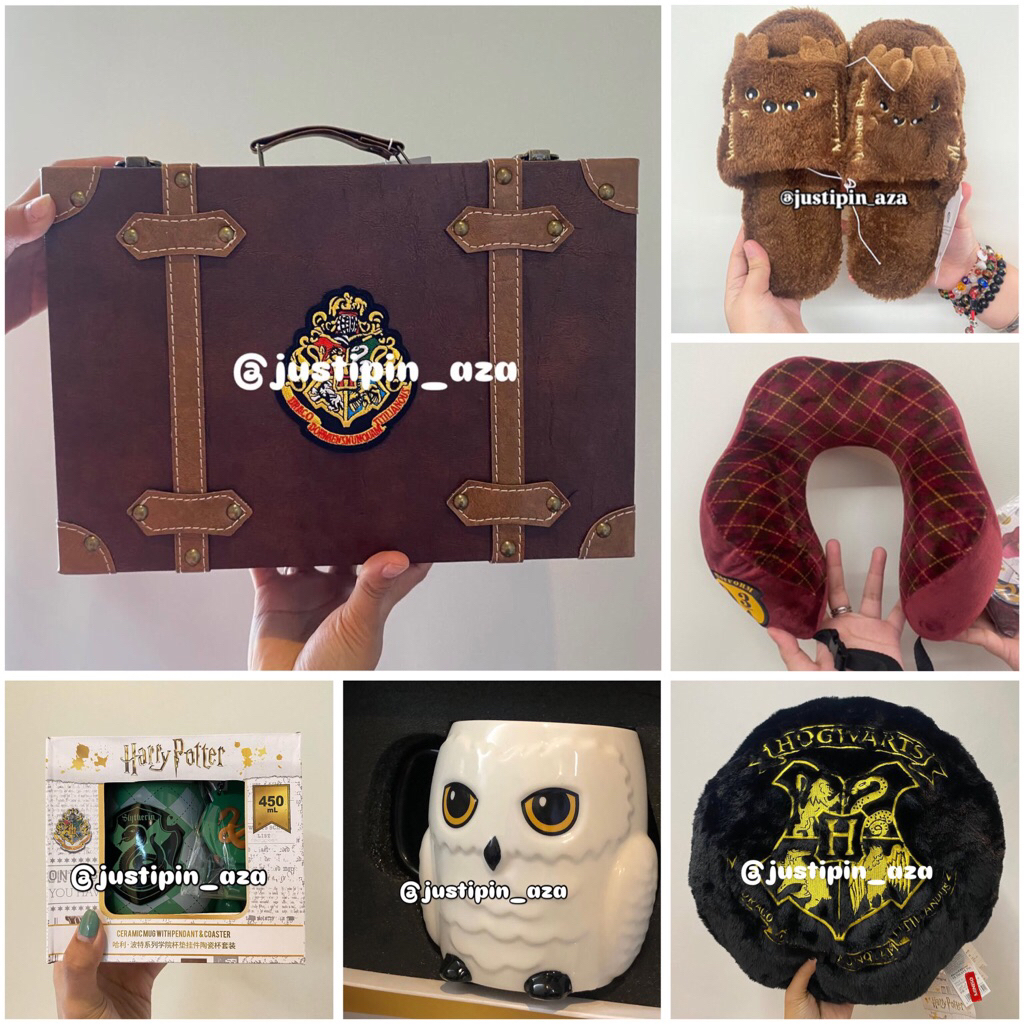 (CUCI GUDANG) Miniso x Harry Potter Tumbler // Backpack // Bantal Hogwarts Platform HBD hedwig // Sl