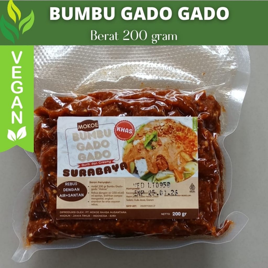 

Bumbu Gado Gado VEGAN 200gram