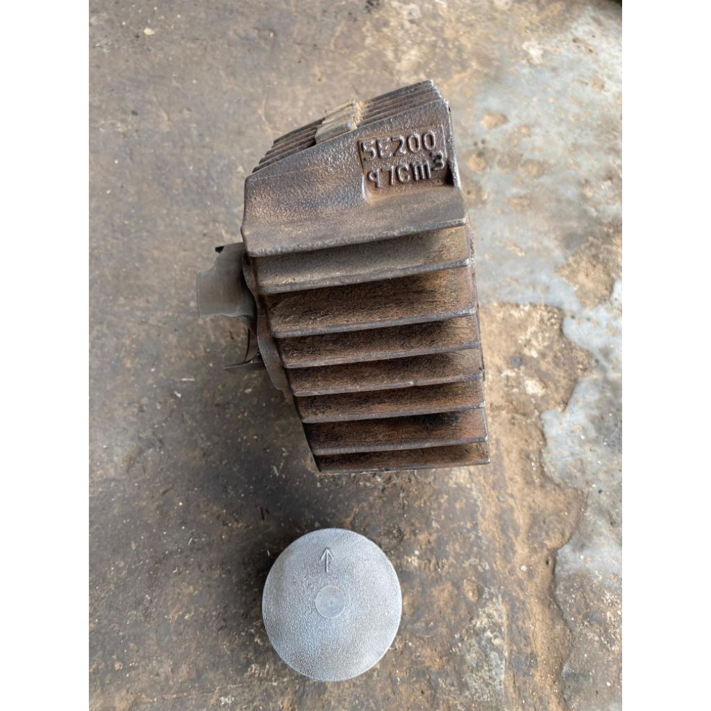cylinder block blok seher bureng Buring Yamaha l2super l2sn original bekas