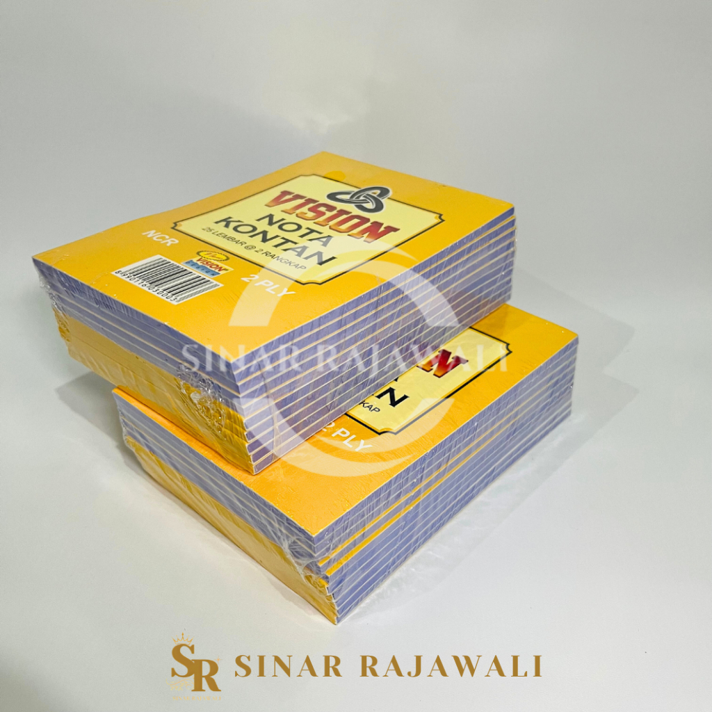 

BUKU NOTA KONTAN NCR VISION DESIGN 2 PLY 25 LEMBAR