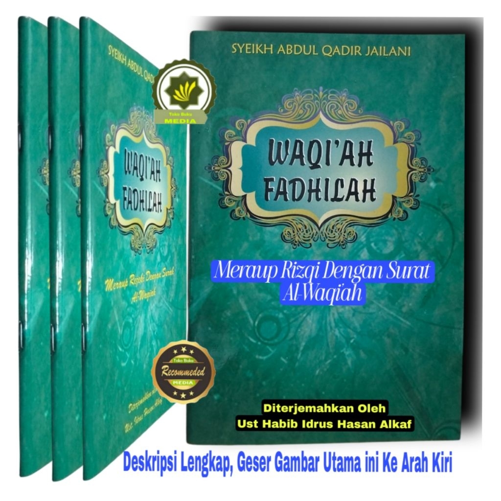 Buku Amalan WAQI'AH FADHILAH Cara Mudah Meraup Rezeki Dengan Surat AL-WAQIAH Surat Wakiah - Terjemah