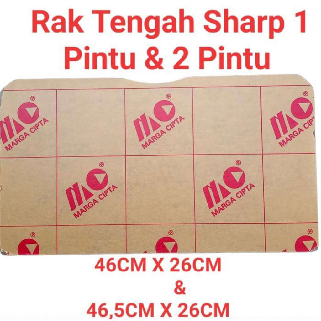 Rak Kulkas Sharp Rak kaca Kulkas Sharp Original