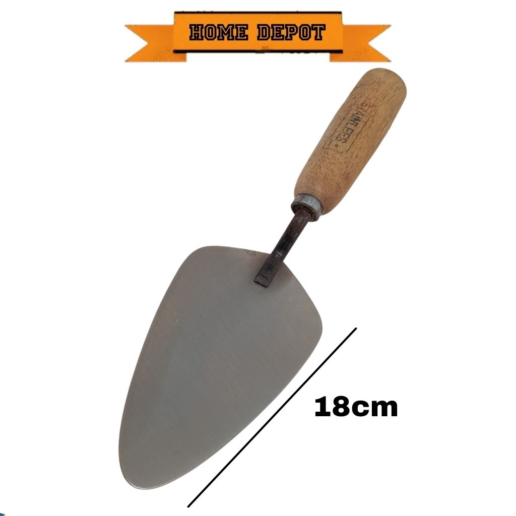 cetok semen stainless 18cm sendok semen tukang bangunan