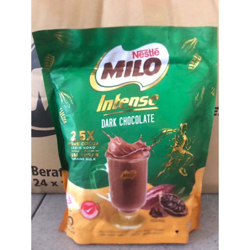 

Millo Intense Dark Minuman Chocolate 1 Pack isi 10