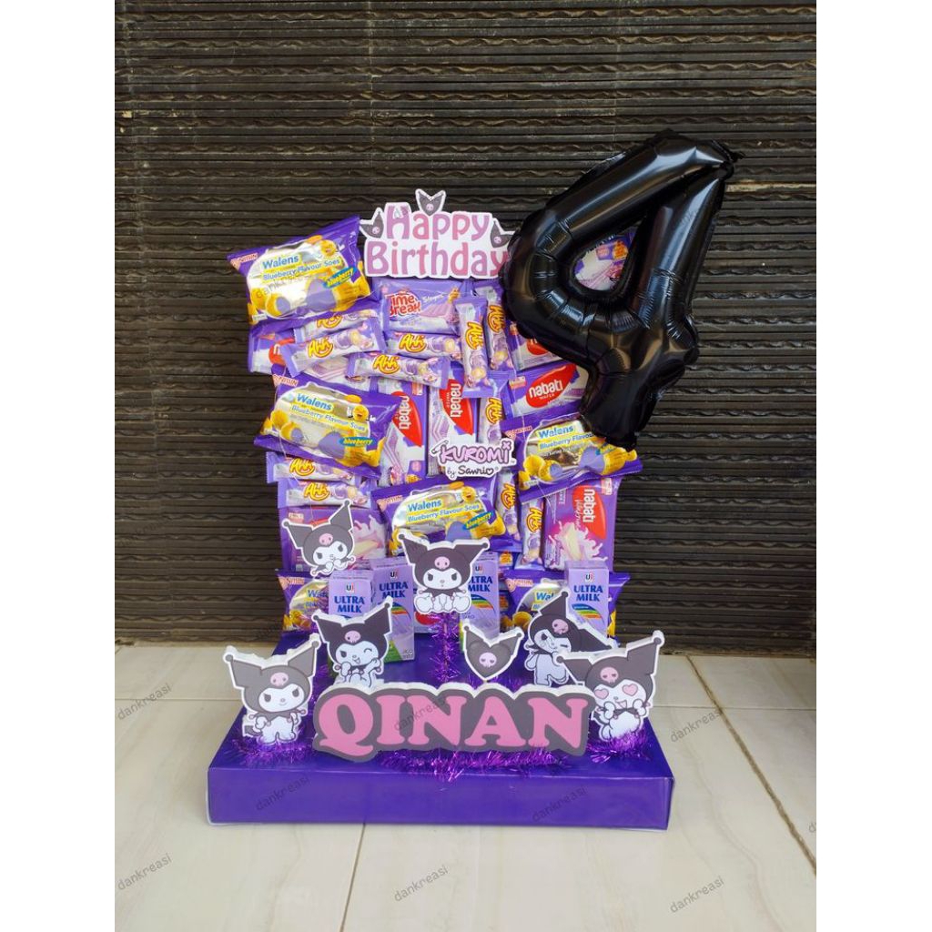 

Tower Snack / Snack Mading / Kado Ultah Anak / Cemilan Bisa Custom Nama