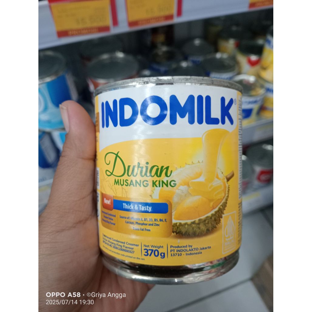 

Indomilk Durian Kaleng