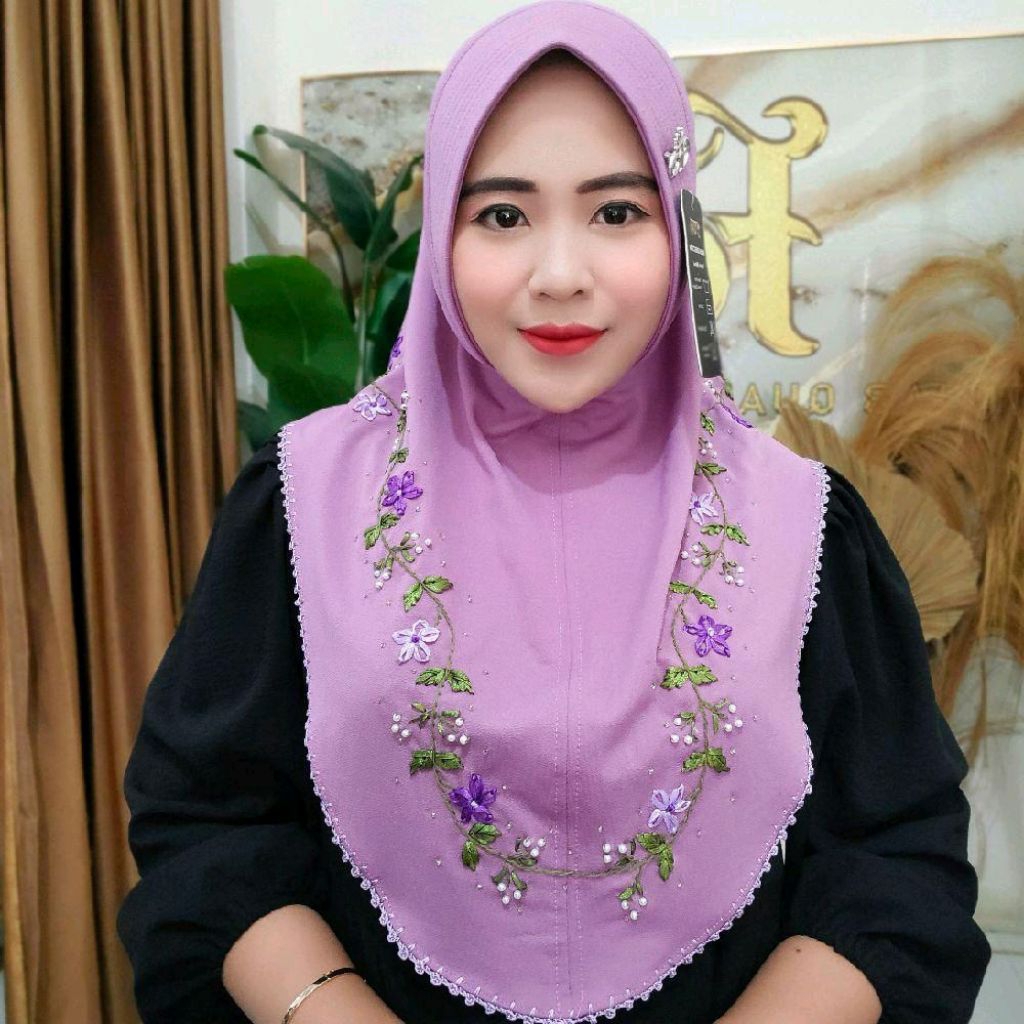 jilbab fo namira sulam cantik