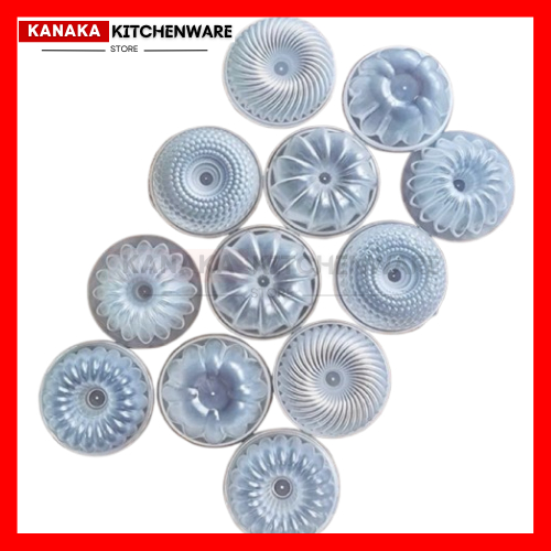 CETAKAN AGAR2 MINI DIAMETER 7CM / CETAKAN PUDING MINI / CETAKAN BOLU KUKUS MINI / CETAKAN KUE BUNGA 