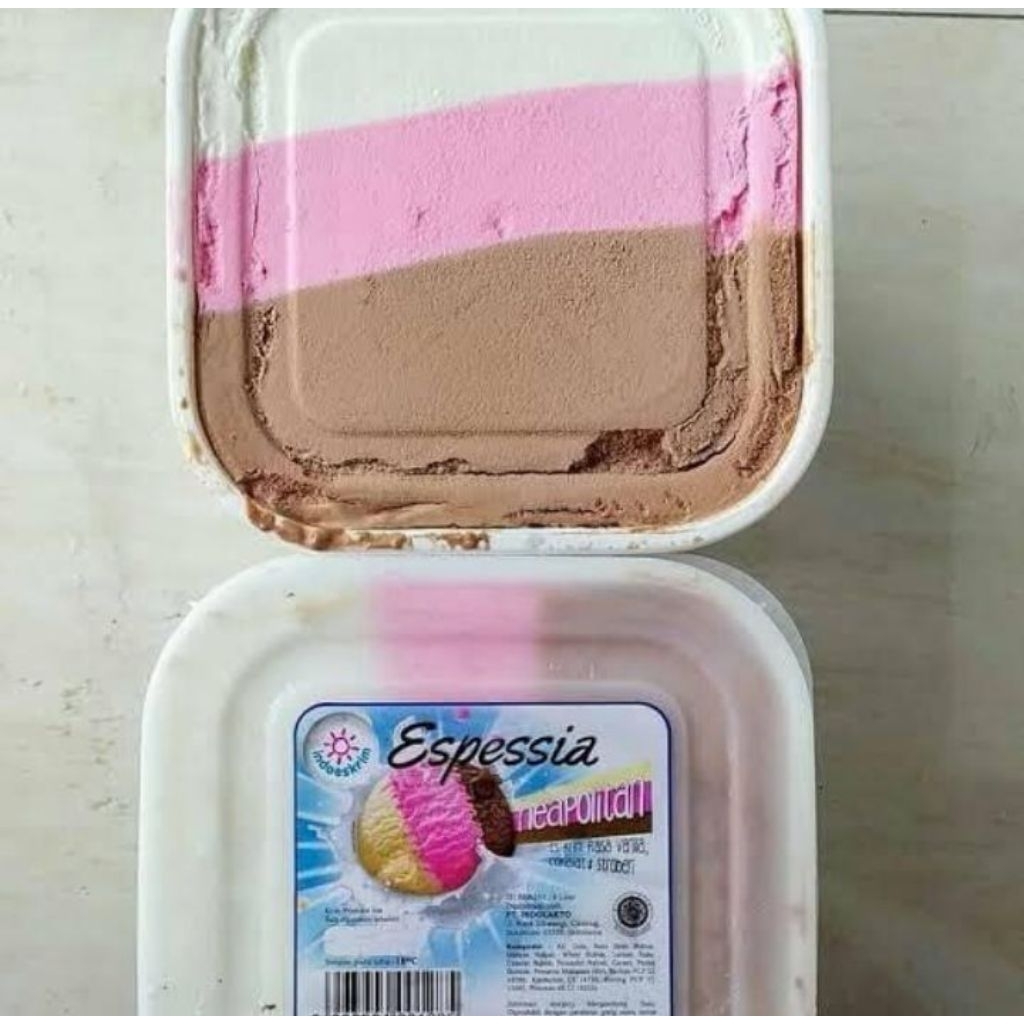 

(sabtu minggu BUKA) Espessia Indo Eskrim Indofood 8 Liter Neopolitan