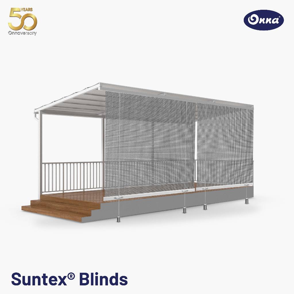 [BACA DESKRIPSI] Onna Suntex Blinds / Tirai Outdoor Balkon / Teras Rumah