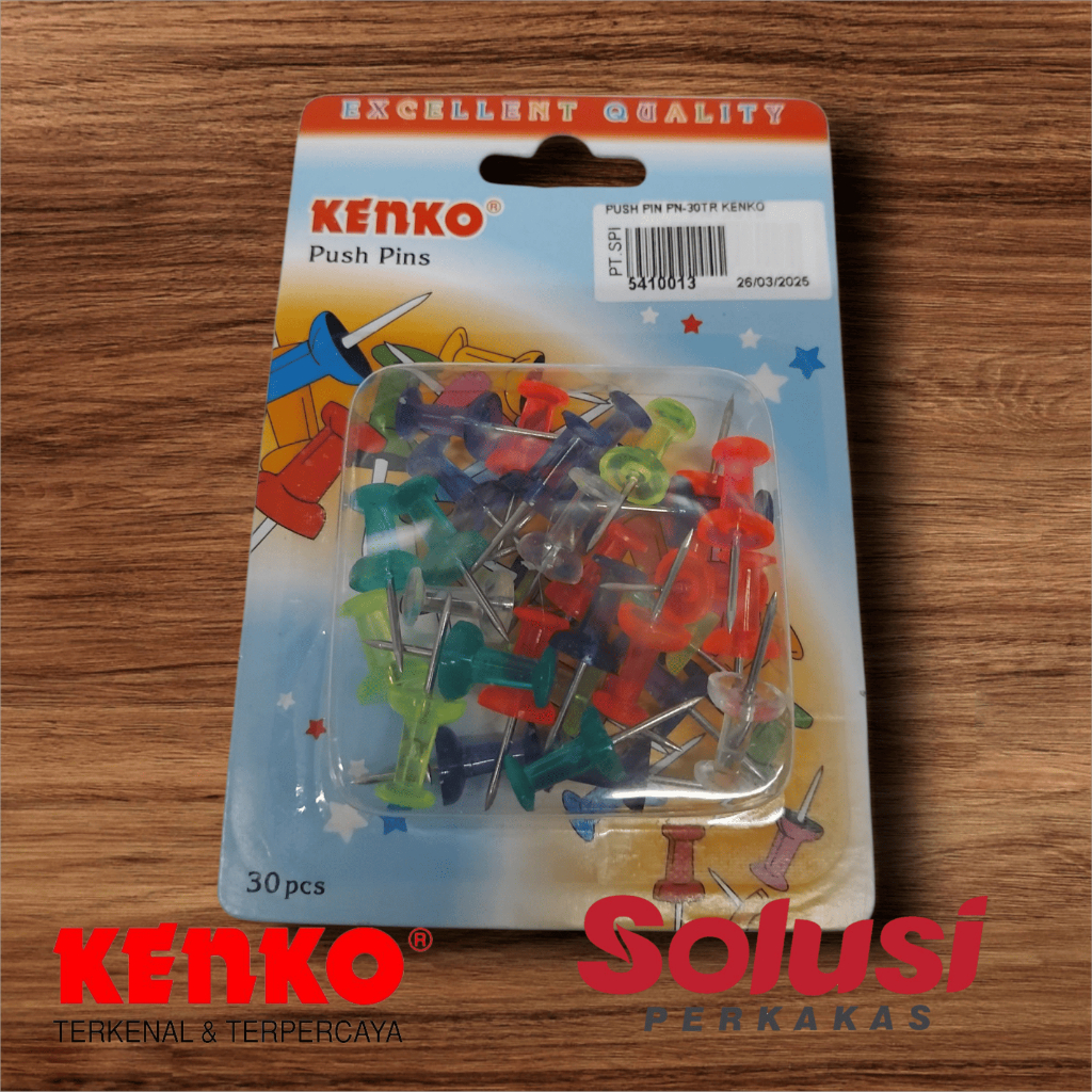 

PUSH PIN PP-30TR TRANS KENKO