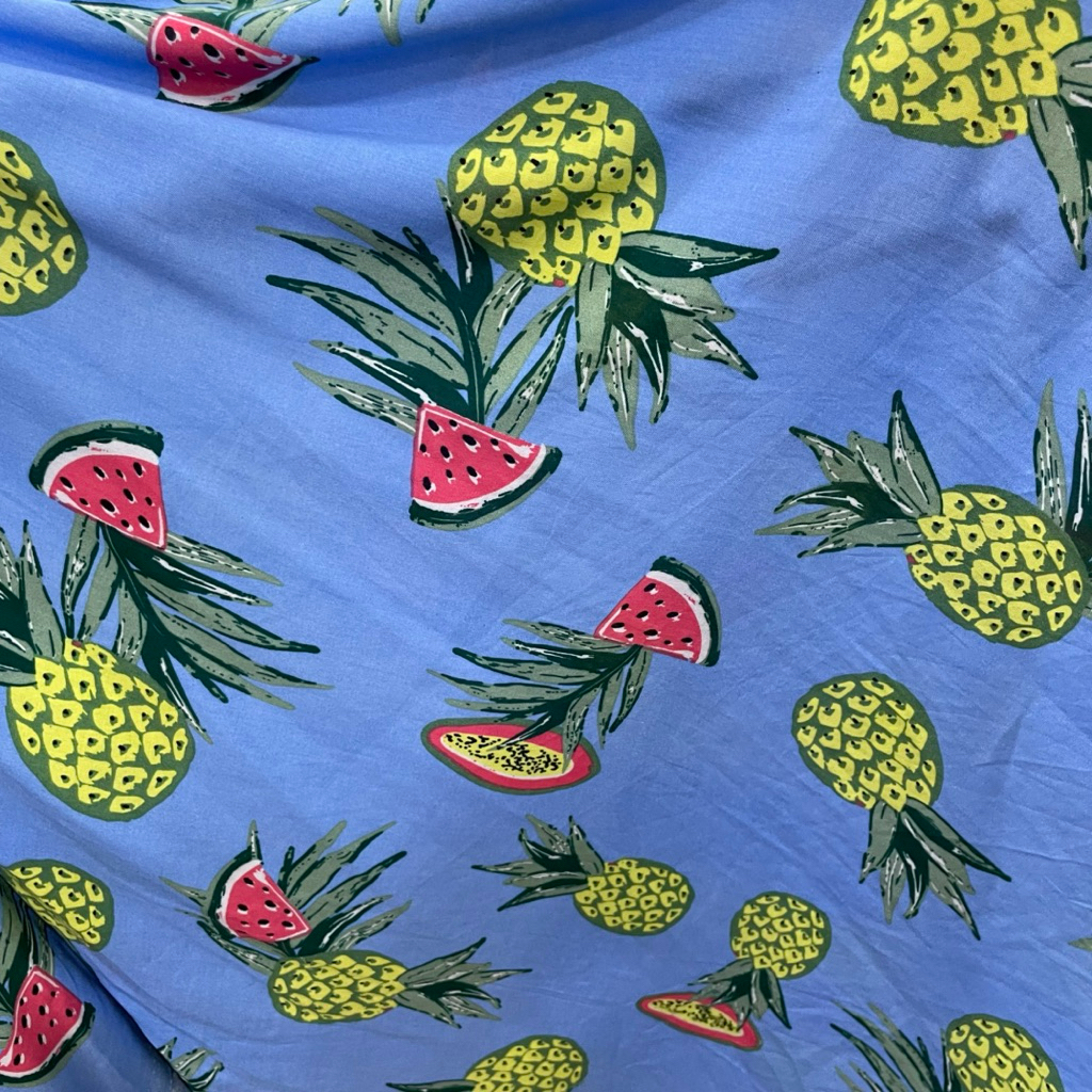 kain katun rayon premium/kain katun rayon motif