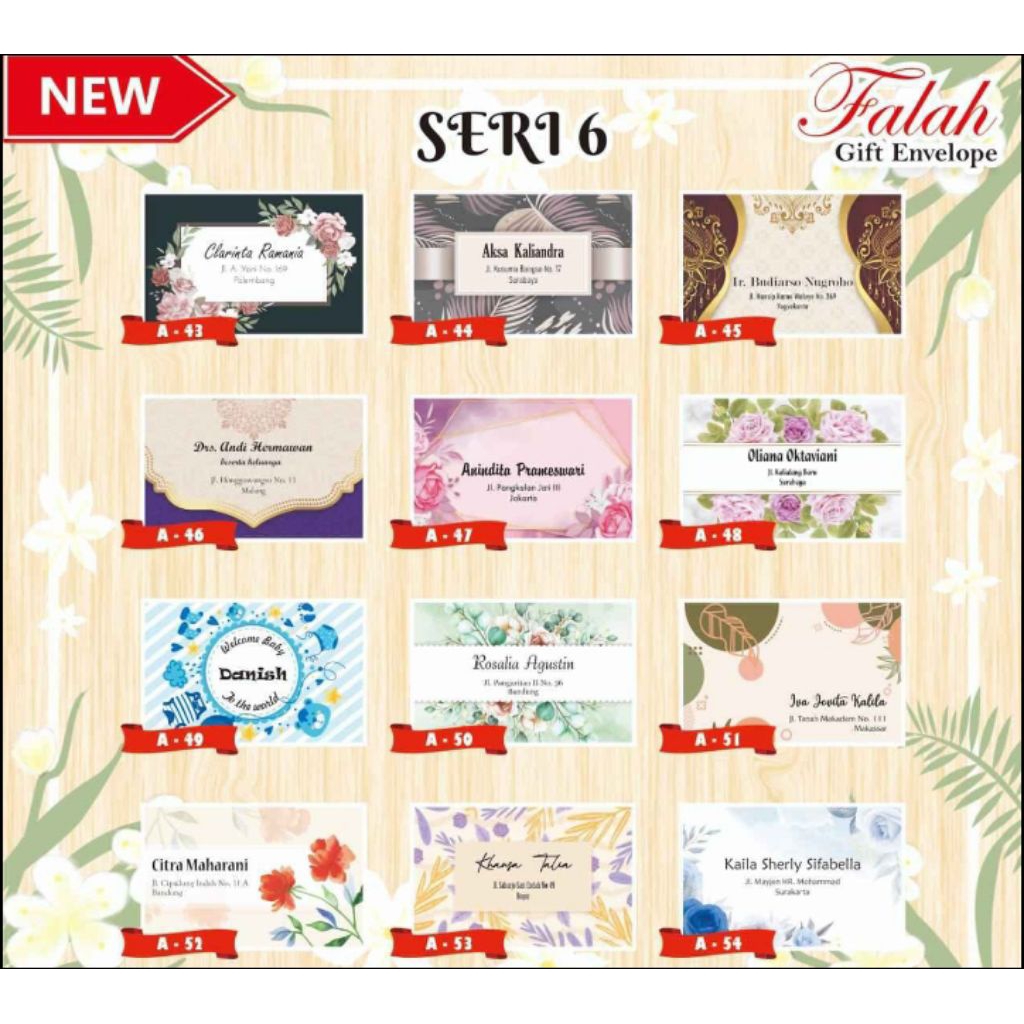 

Amplop Atau Angpao Kondangan Falah Gratis Perekat