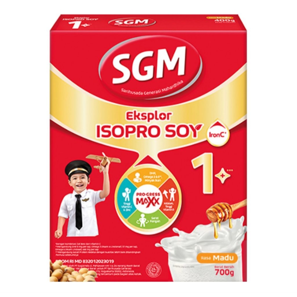 

SGM Eksplor ISOPRO SOY 1+ Susu Pertumbuhan untuk Anak Madu 700g