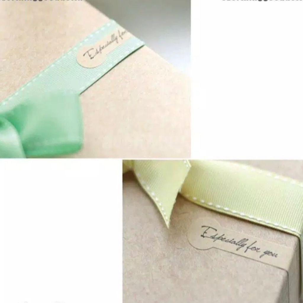 

Sticker Label segel "Especially for you" Kraft paper