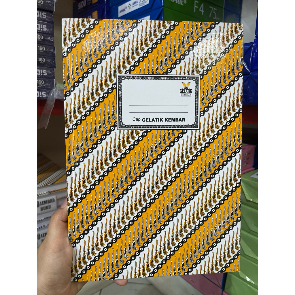 

BUKU FOLIO HARD COVER ISI 100 LEMBAR GELATIK
