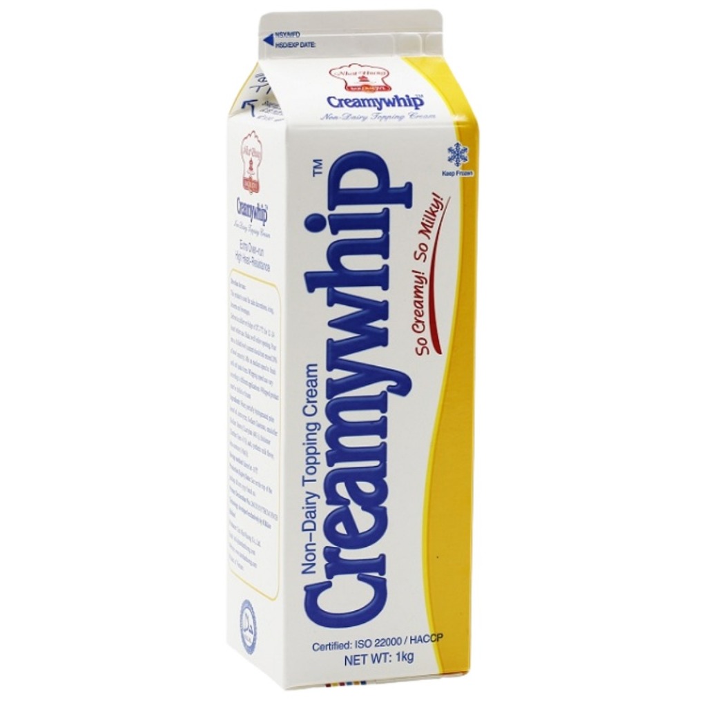 

WHIPPING CREAM CREAMY WHIP NON DAIRY CREAM 1000ML / CREAMY WHIP (khusus pengiriman instan)