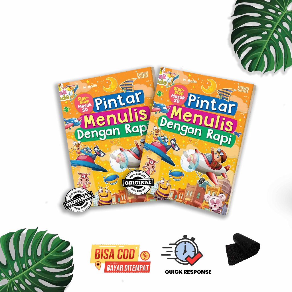 Buku Anak Tk Paud Belajar Menulis Anak Tk Pintar Menulis Dengan Rapi - buku belajar calistung -- buk