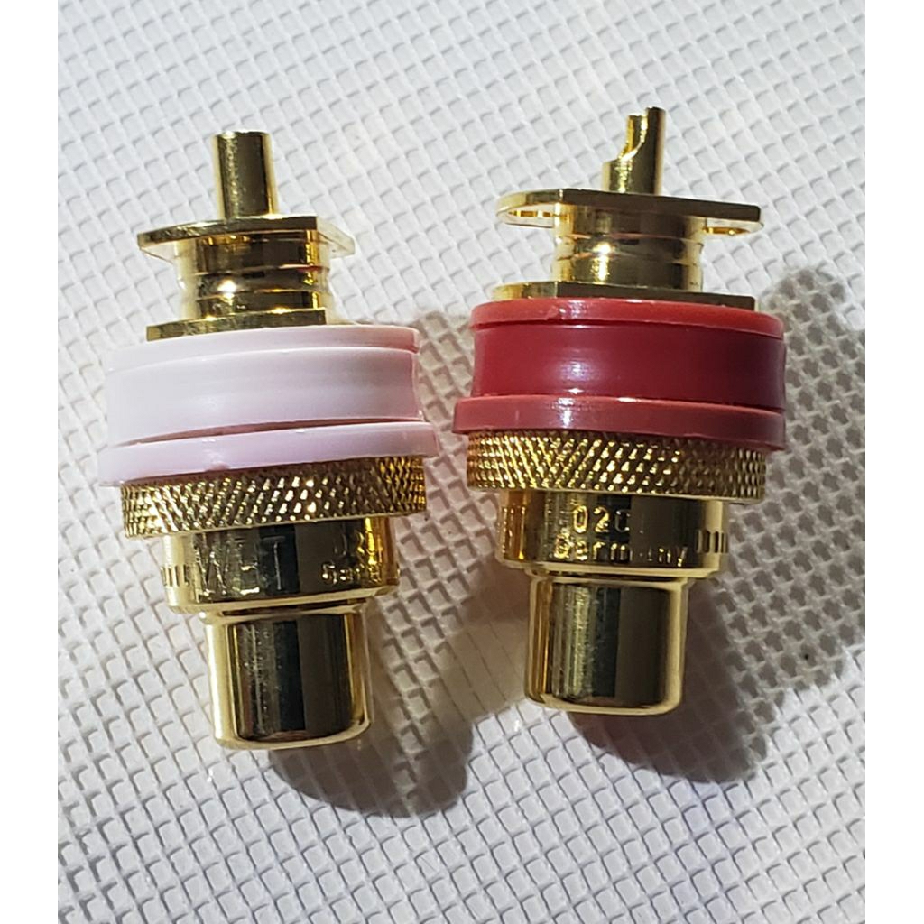 WBT-0201 RCA inlet Topline Gold Plated (Pair ) WBT ORIGINAL