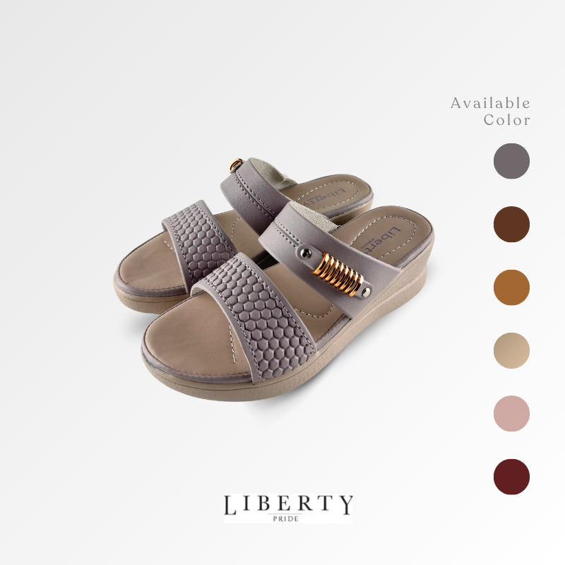 Liberty Levi 02 Sandal Selop Anak Perempuan Wedges Kekinian