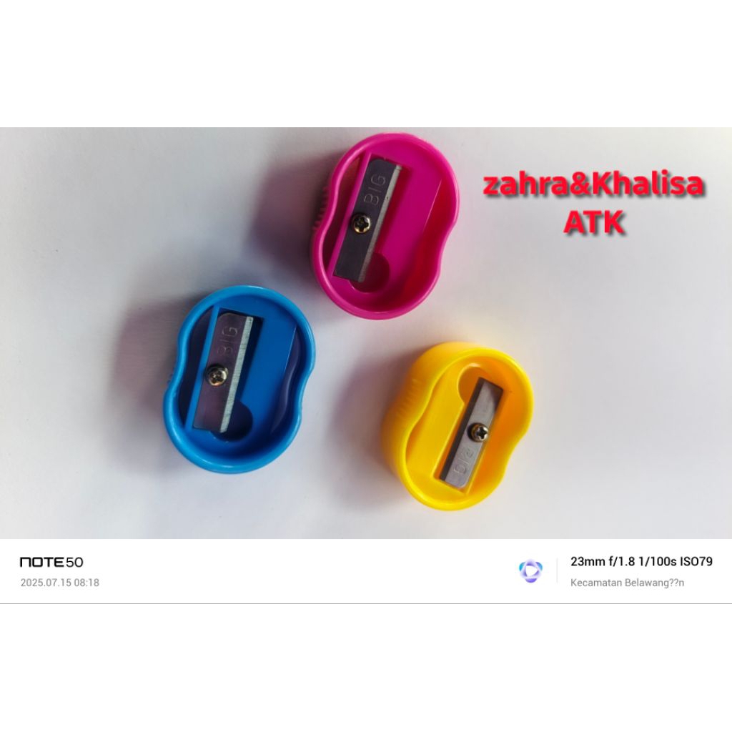 

Rautan pensil anti karat sharpener pencil Big anti karat