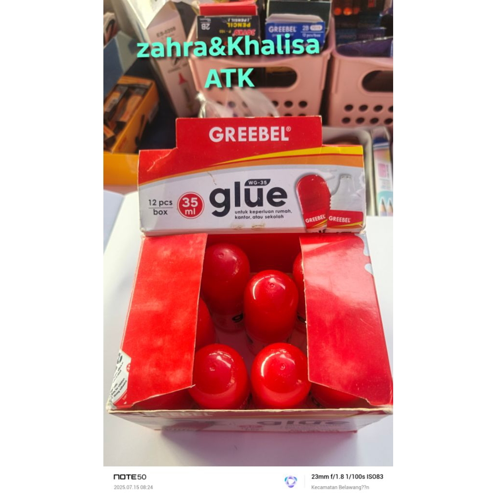 

Lem Glue Gel Grebeel bening lem glue Gel