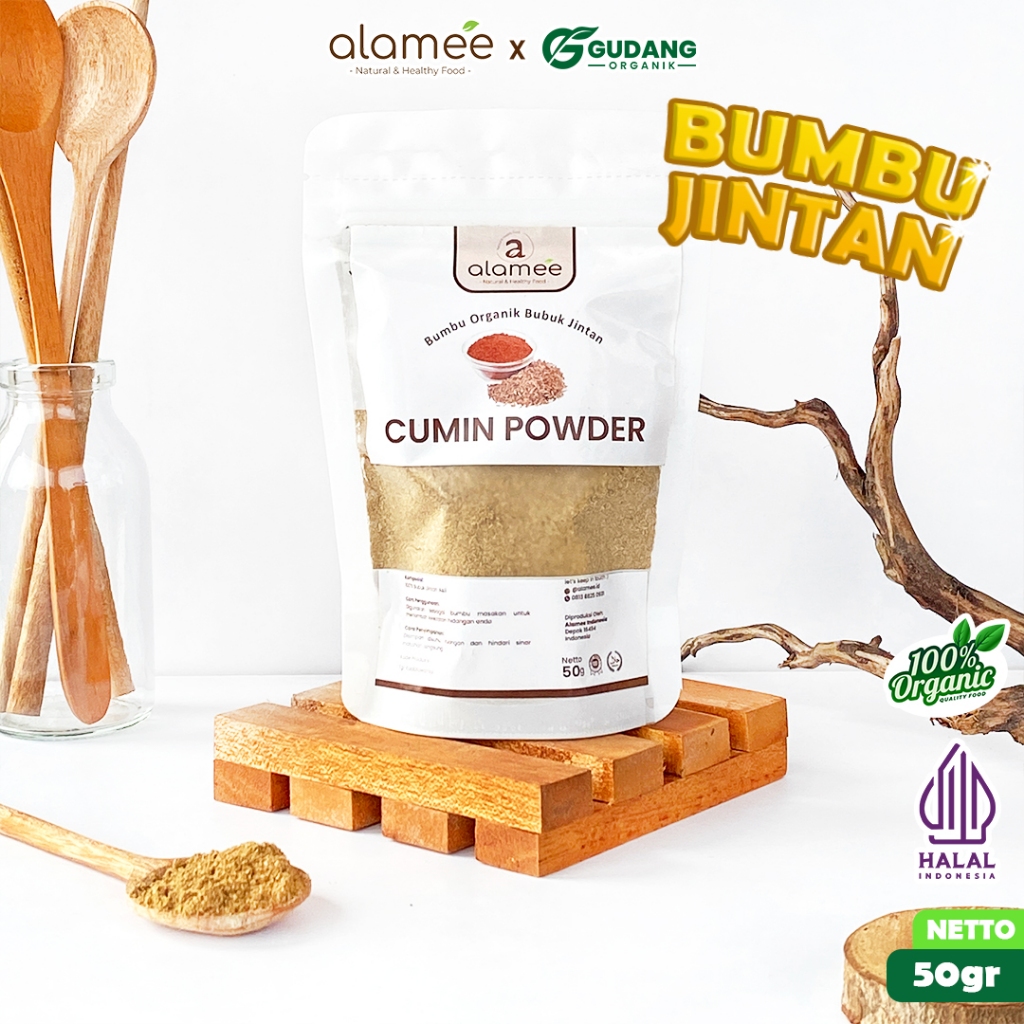 

alamee bumbu organik jintan 50 gram rempah aromatik yang 100 persen organik dari petani lokal herbal