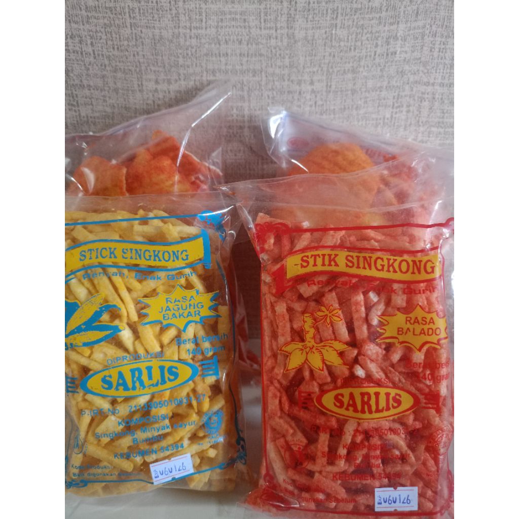 

Stick singkong rasa jagung bakar dan balado