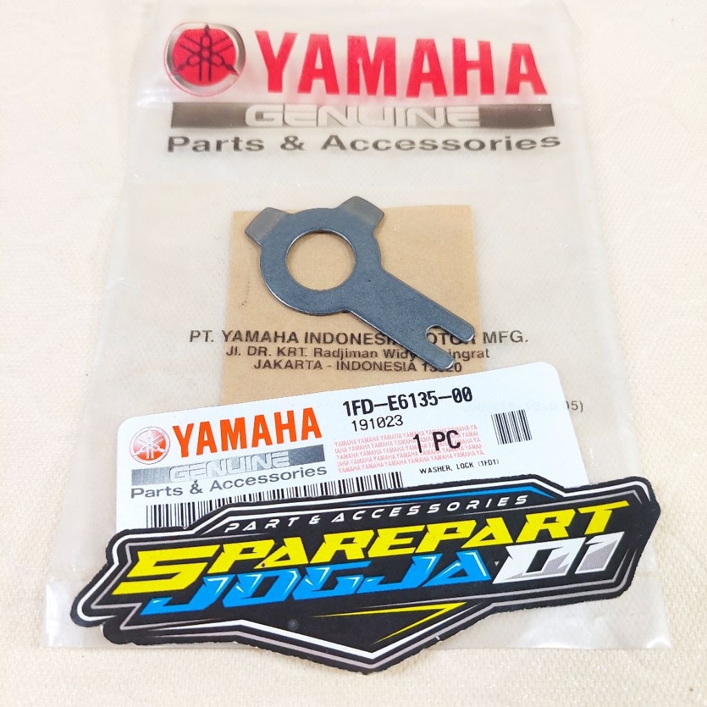 Washer Lock Plat Kleman Pengunci Mur Rumah Kopling VEGA FORCE Fi Injeksi YGP ASLI ORIGINAL YAMAHA 1F