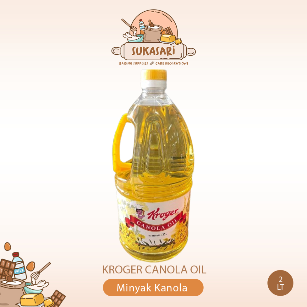 

Kroger Canola Oil 2 lt / Minyak Kanola 2 liter baking cooking