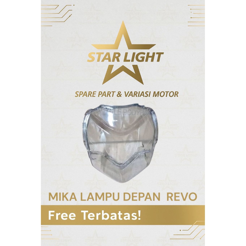 mika lampu depan revo lama mica kaca lampu revo lama